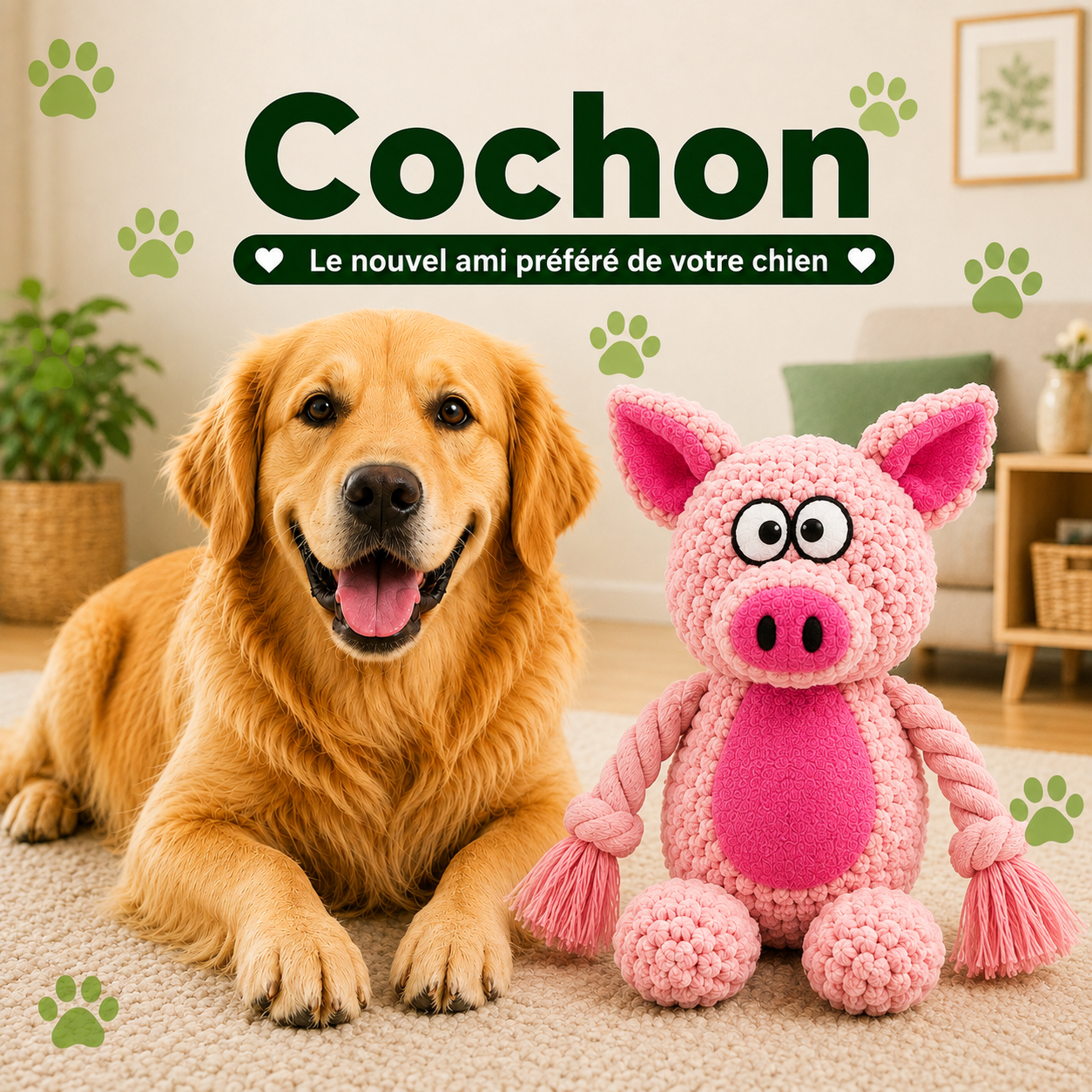 Dogizy™ – Jouet indestructible en corde pour chien